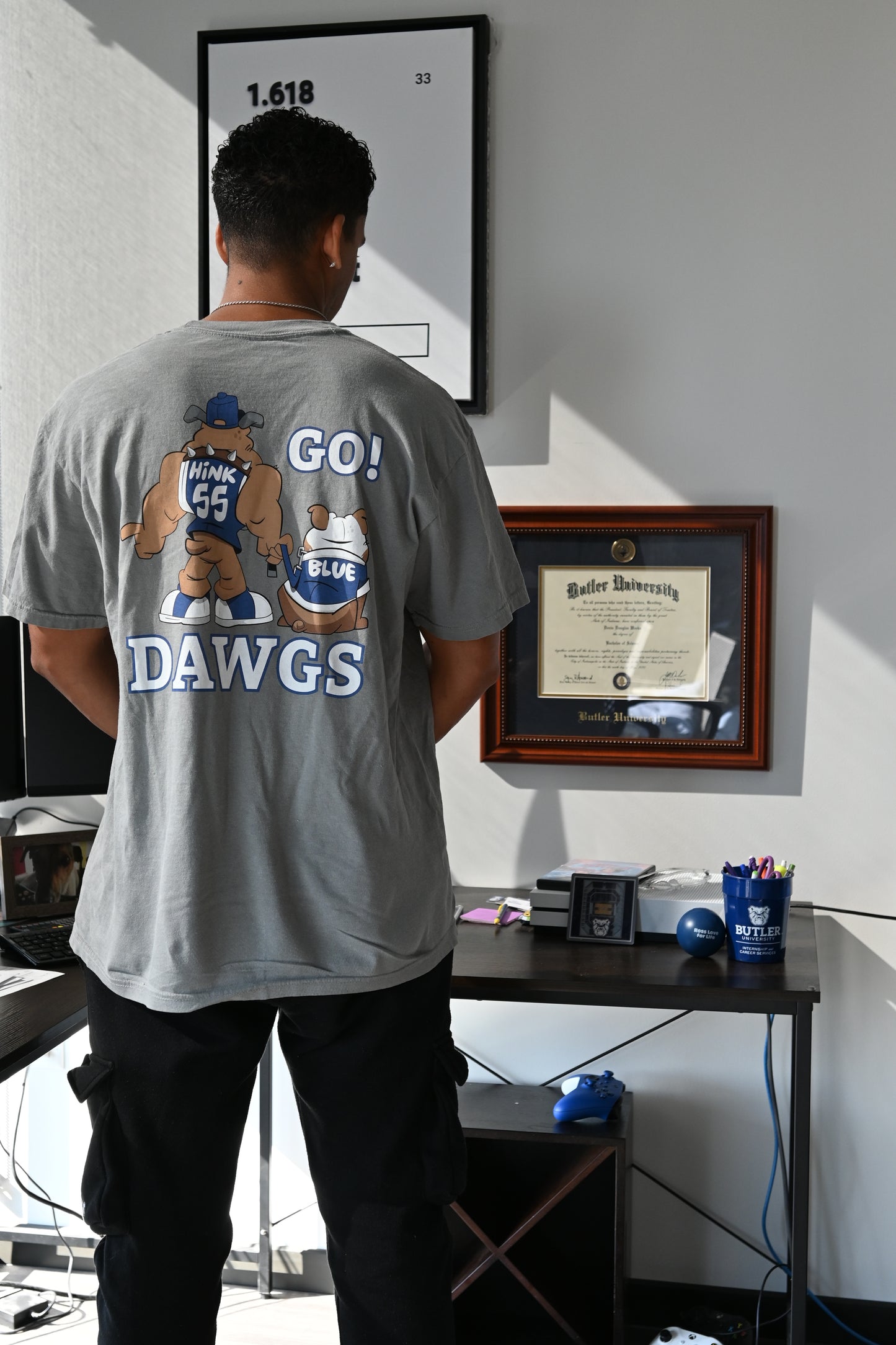 Hink and Blue Adult T-Shirt